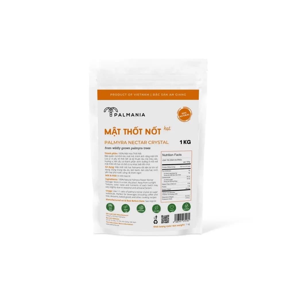 PALMANIA Mật thốt nốt hạt 1KG